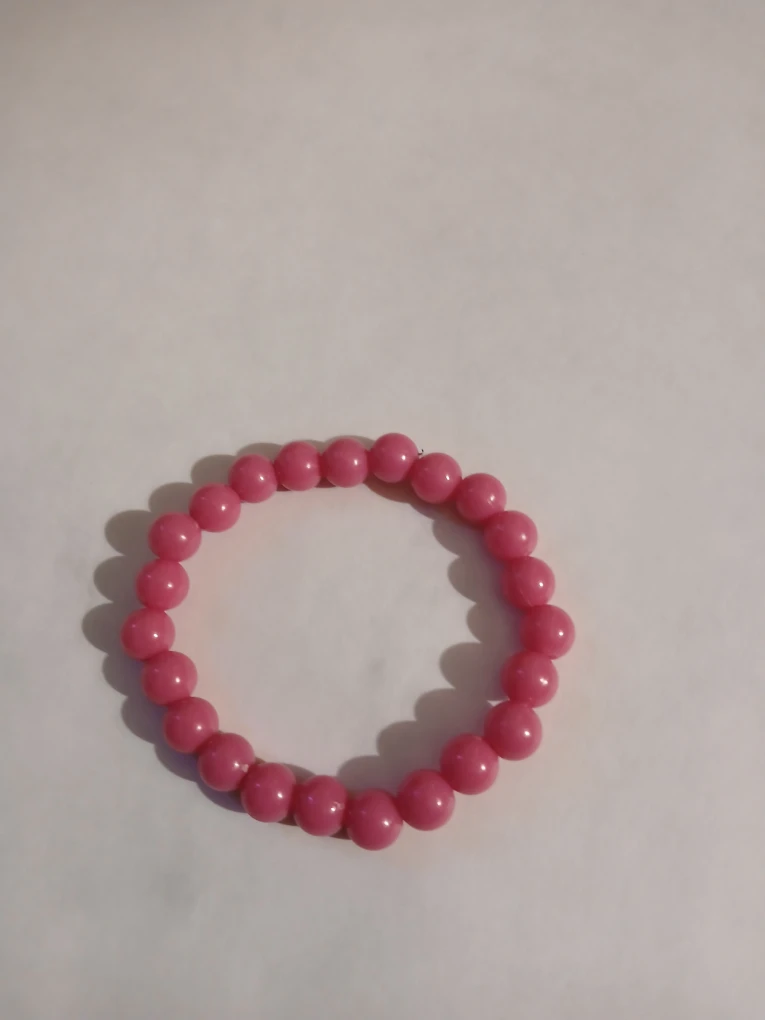 Pink Beaded Bracelet