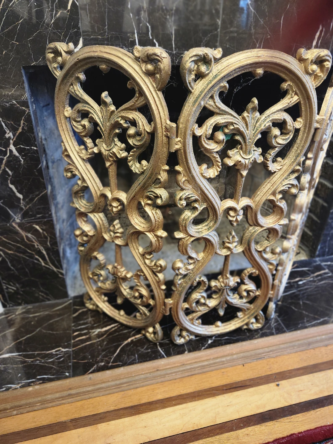 Gold Fireplace Screen - photo 2