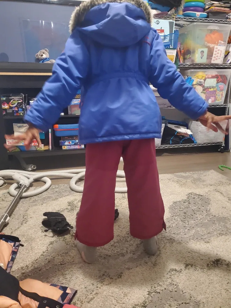 Kids' Winter Snowsuit - Blue Jacket & Pink Pants image indicator(2)