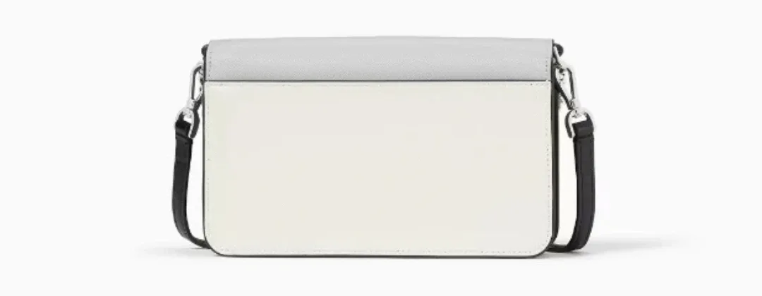 Kate Spade Convertible Crossbody - Grey/White/Black image indicator(4)