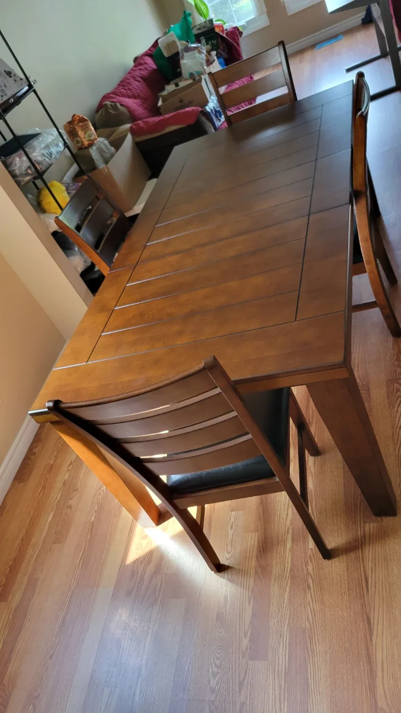 Dining Table with 4 Chairs - Wood image indicator(2)