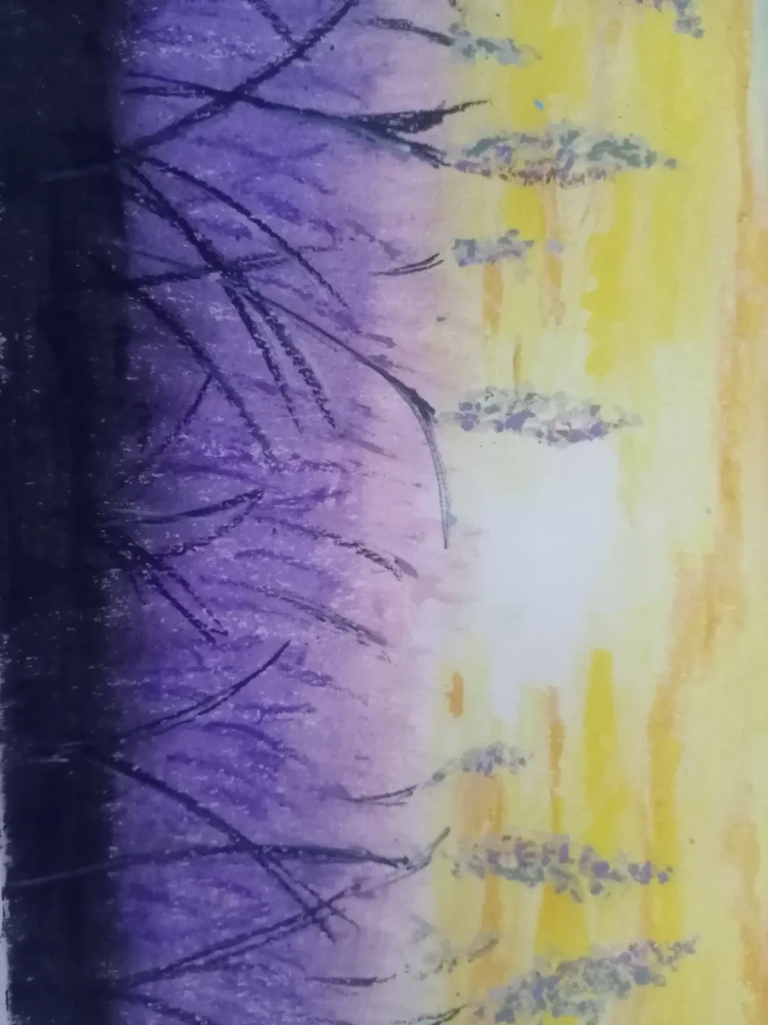 landscape pastel art