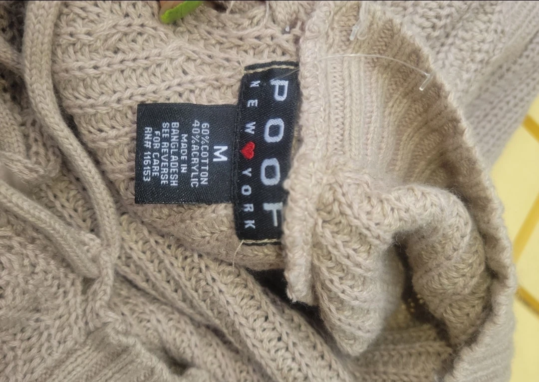 POOF New York Knit Sweater - Size M - photo 3