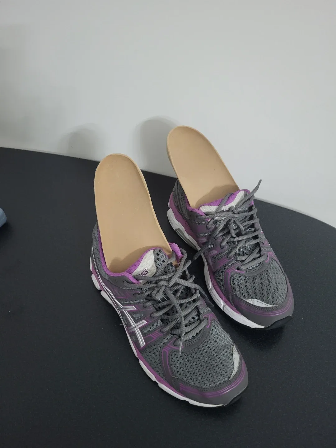 Asics Gel-1170 Women's Running Shoes, Grey & Purple