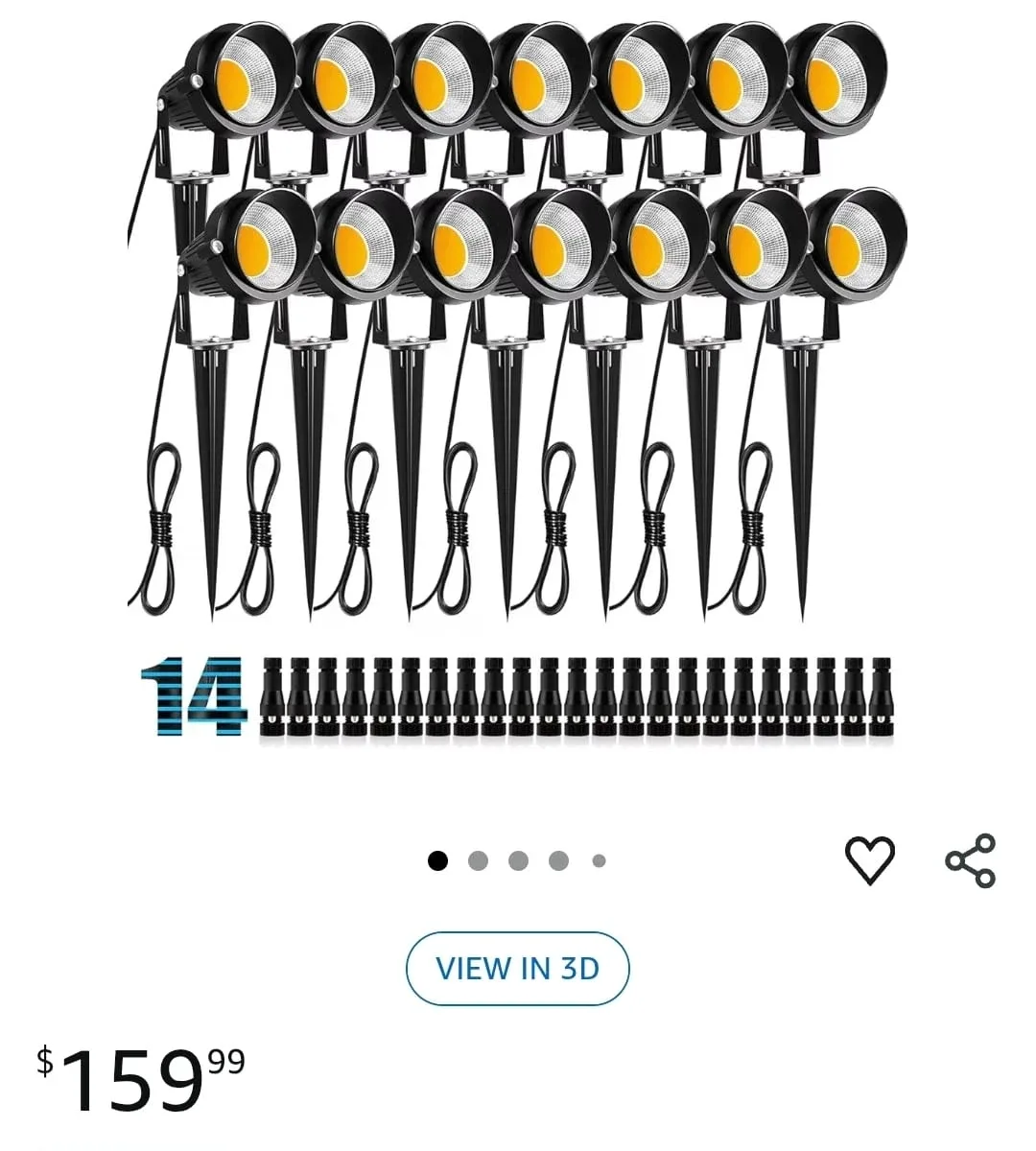 Outdoor LED Garden Lights - Aluminum, Waterproof