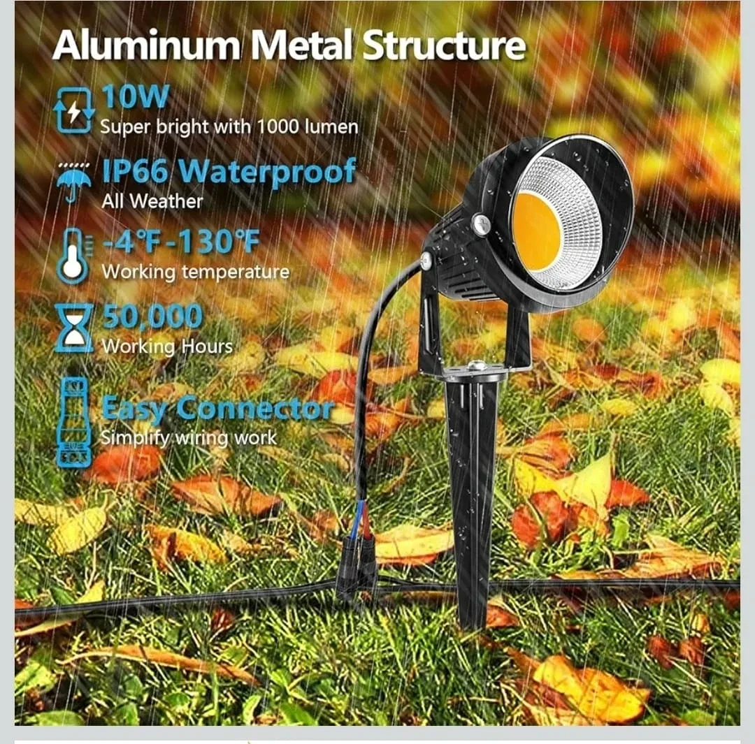 Outdoor LED Garden Lights - Aluminum, Waterproof image indicator(2)