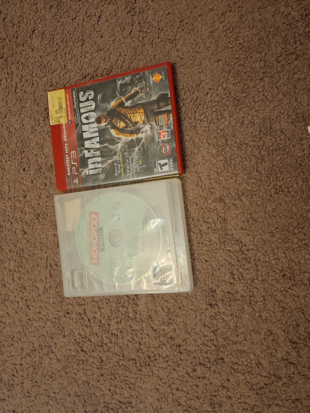 Infamous & Monopoly PS3 Game