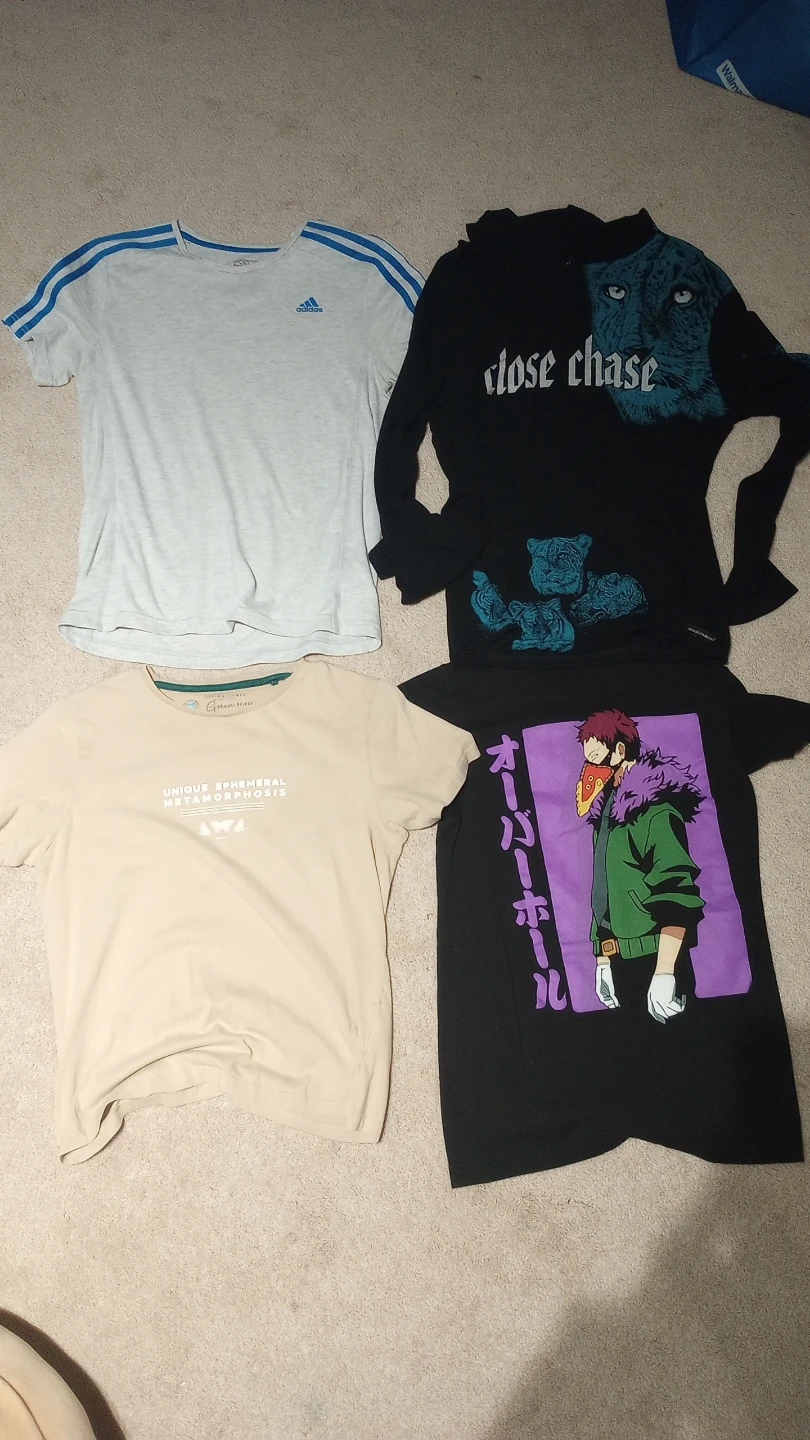 4 shirts