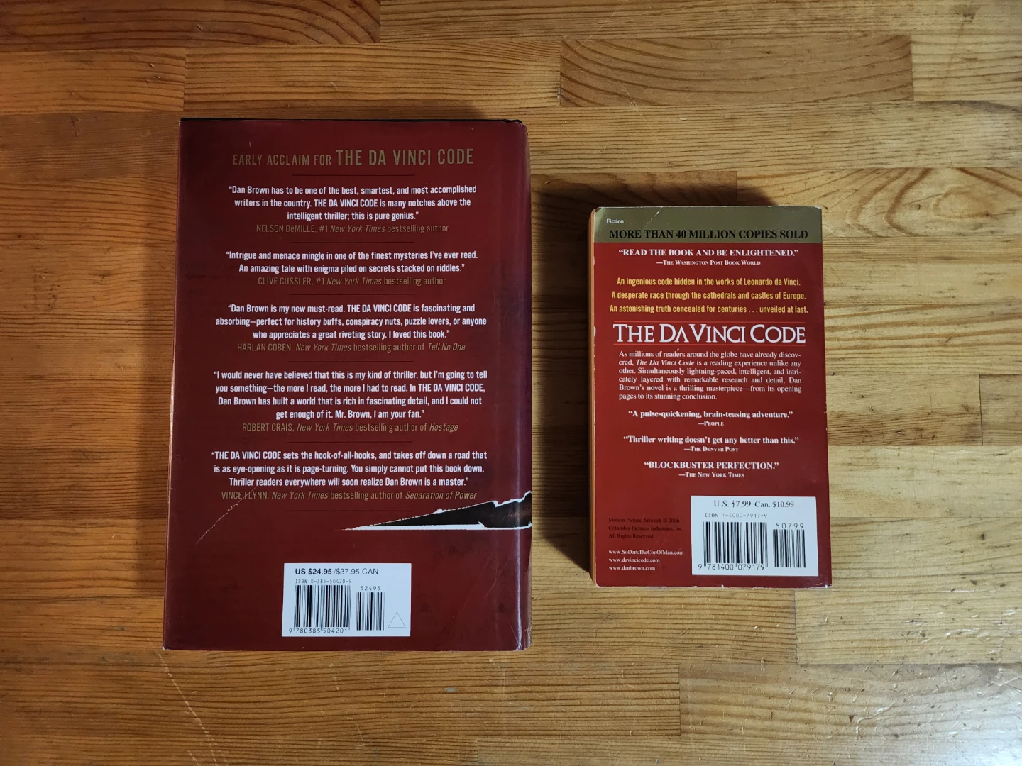 The Da Vinci Code by Dan Brown - Hardcover/Paperback #Cleanout - photo 3