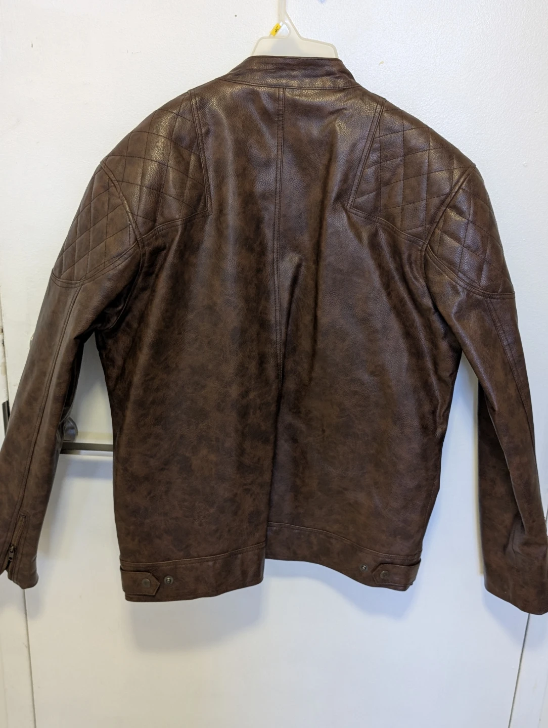 MOZRI Brown Leather Jacket XL - photo 3