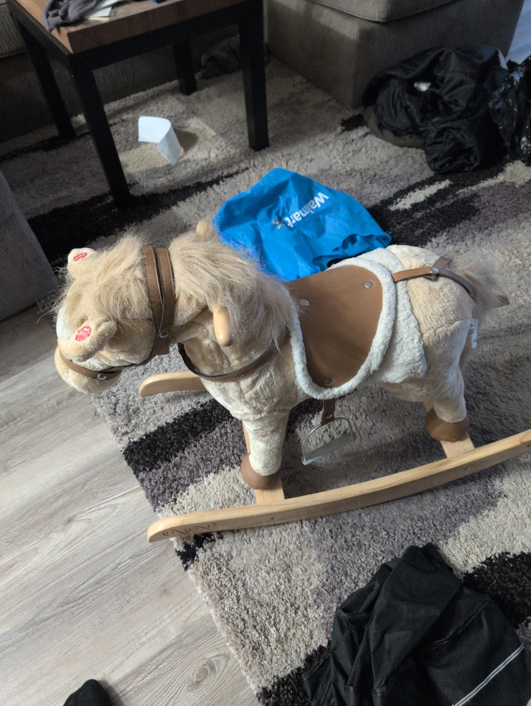 Chrisha Playful Plush Rocking Horse - photo 4