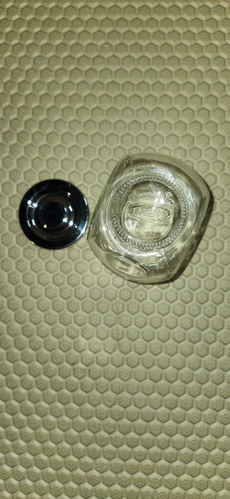 IKEA  Clear Glass spice/food Jars w/ Lid - Set of 9 image indicator(4)