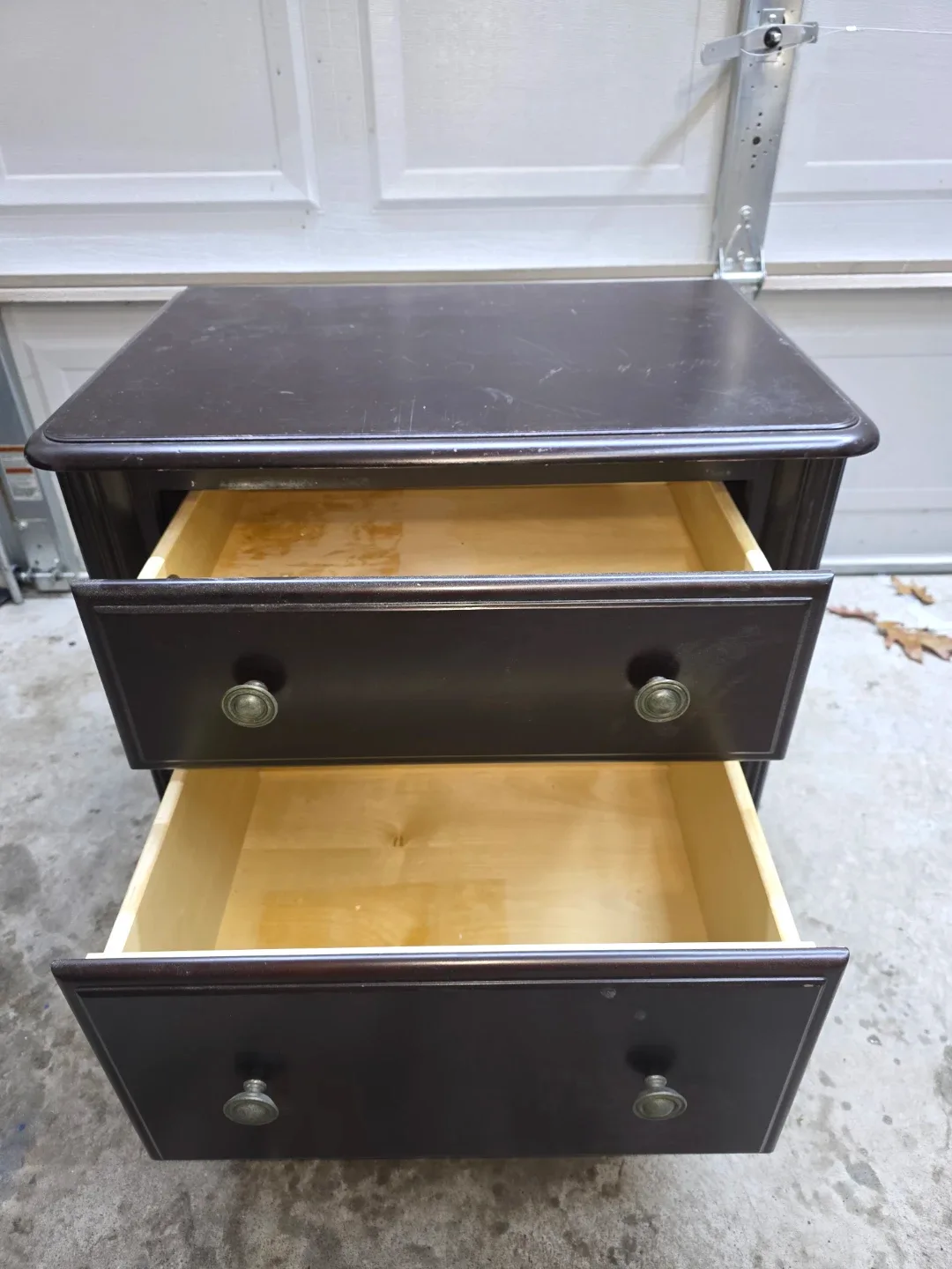 Brown 2-Drawer Nightstand image indicator(2)