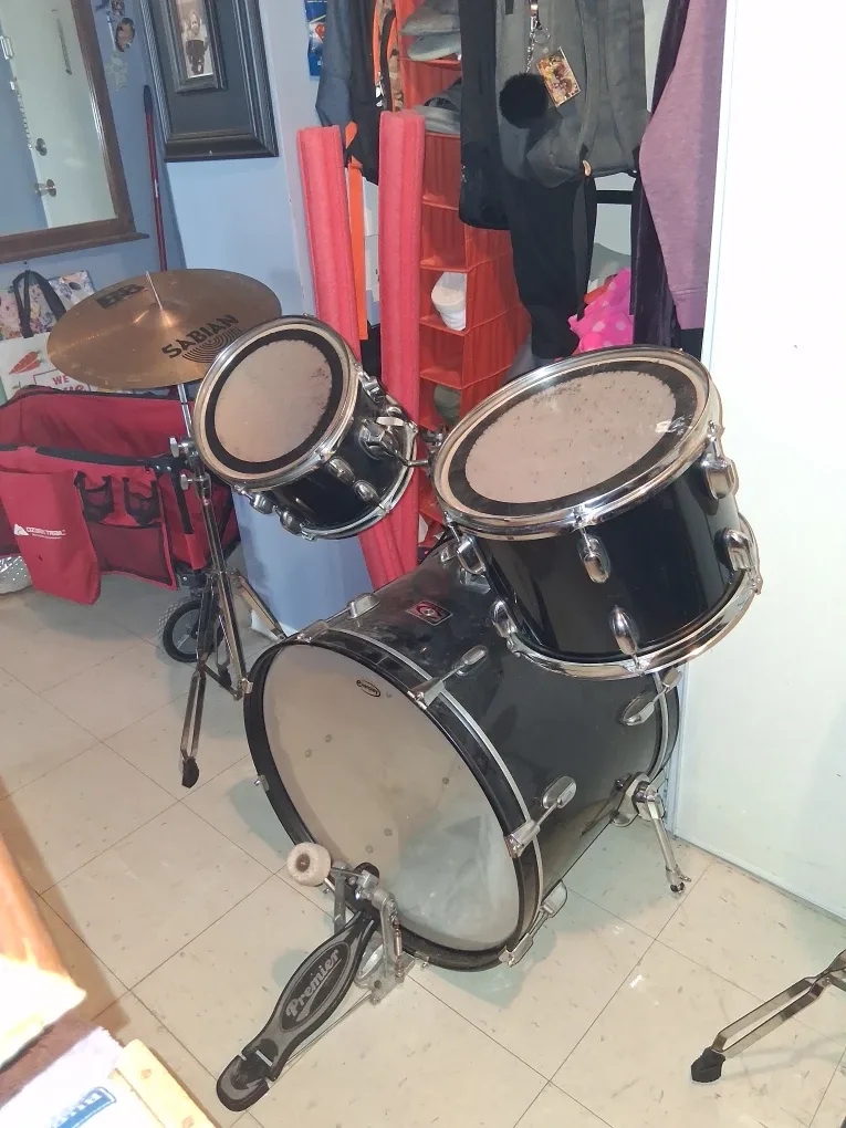 Premier Cabria Drum Set with Sabian Cymbal