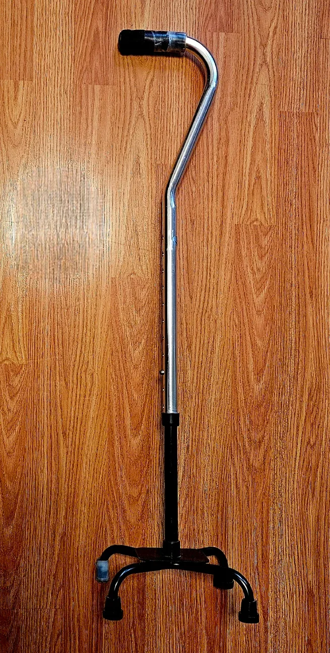 Quad Walking Cane ♻️ #cleanout #freecycle image indicator(3)