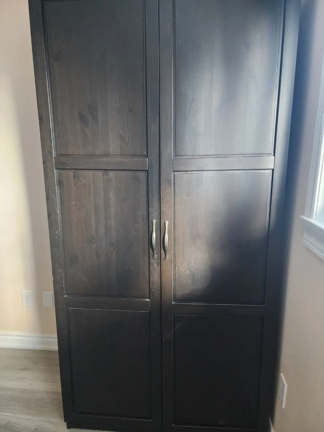 IKEA Hemnes Dark Brown Wardrobe