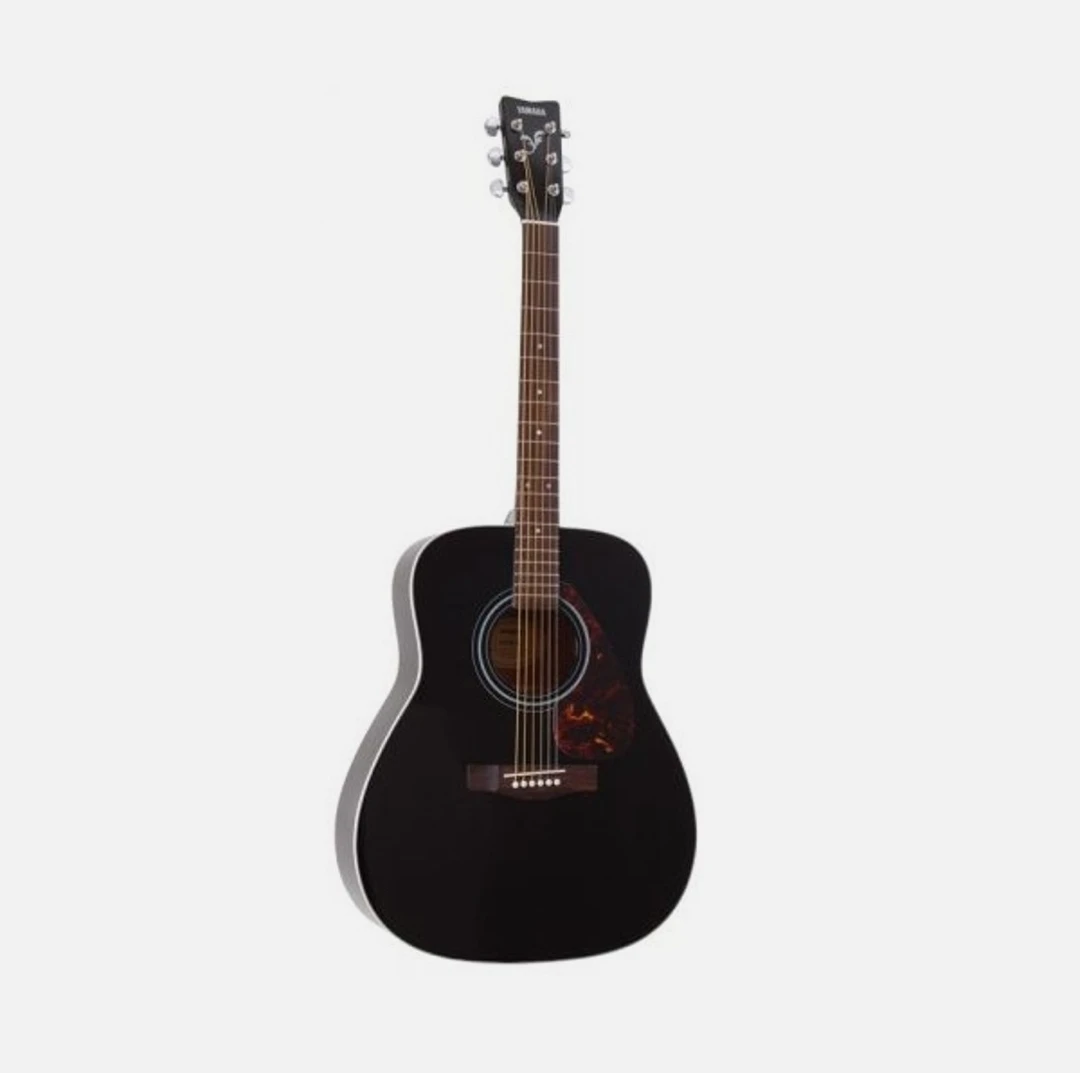 Yamaha F370BL Black Acoustic Guitar & Stand - photo 2