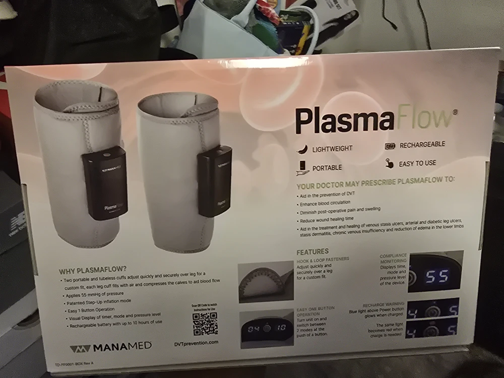 Manamed PlasmaFlow Portable Limb Compression Device - photo 2