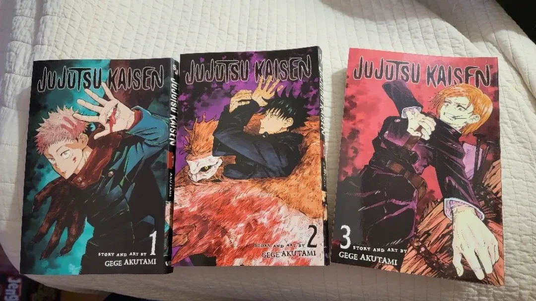 Jujutsu Kaisen Manga Volumes 1-3
