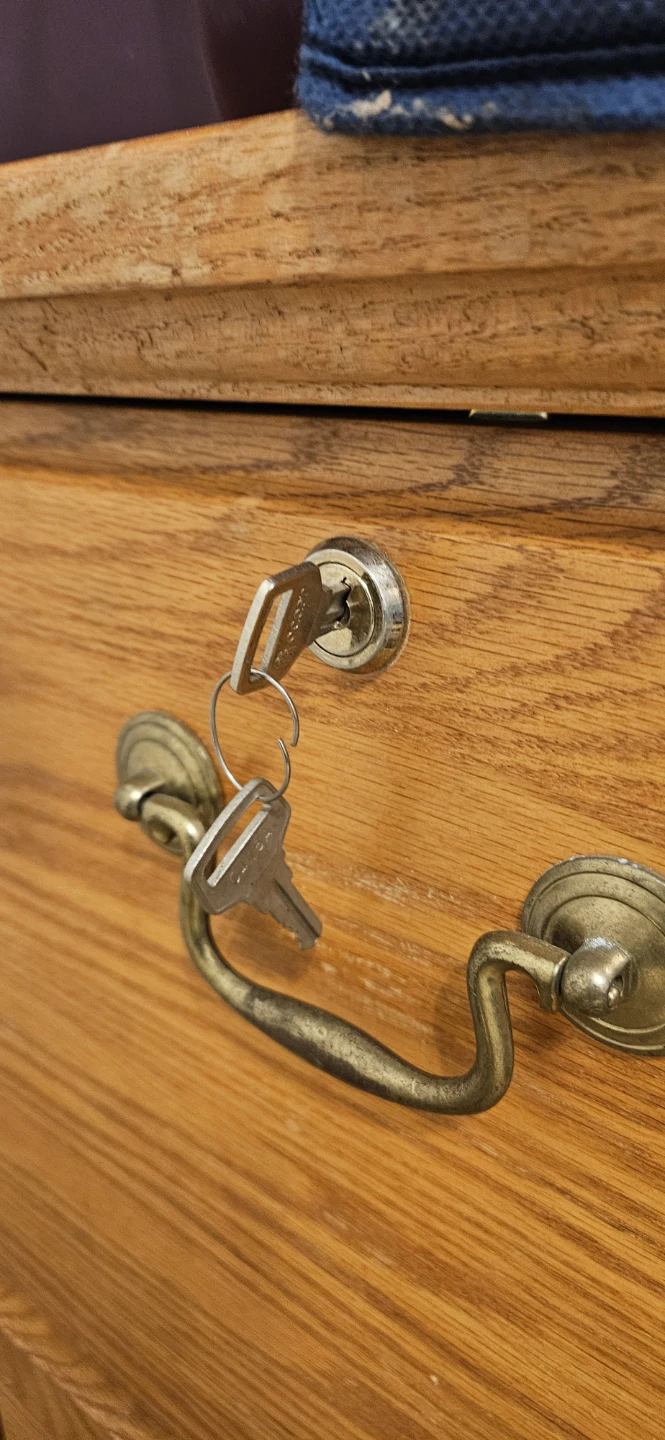 Solid Wood Filing Cabinet - photo 2