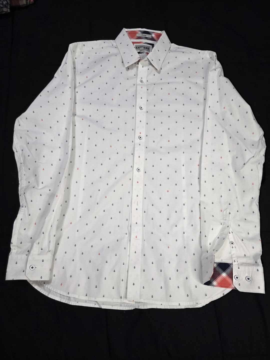 Express Fitted Dress Shirt - Size L - photo 2