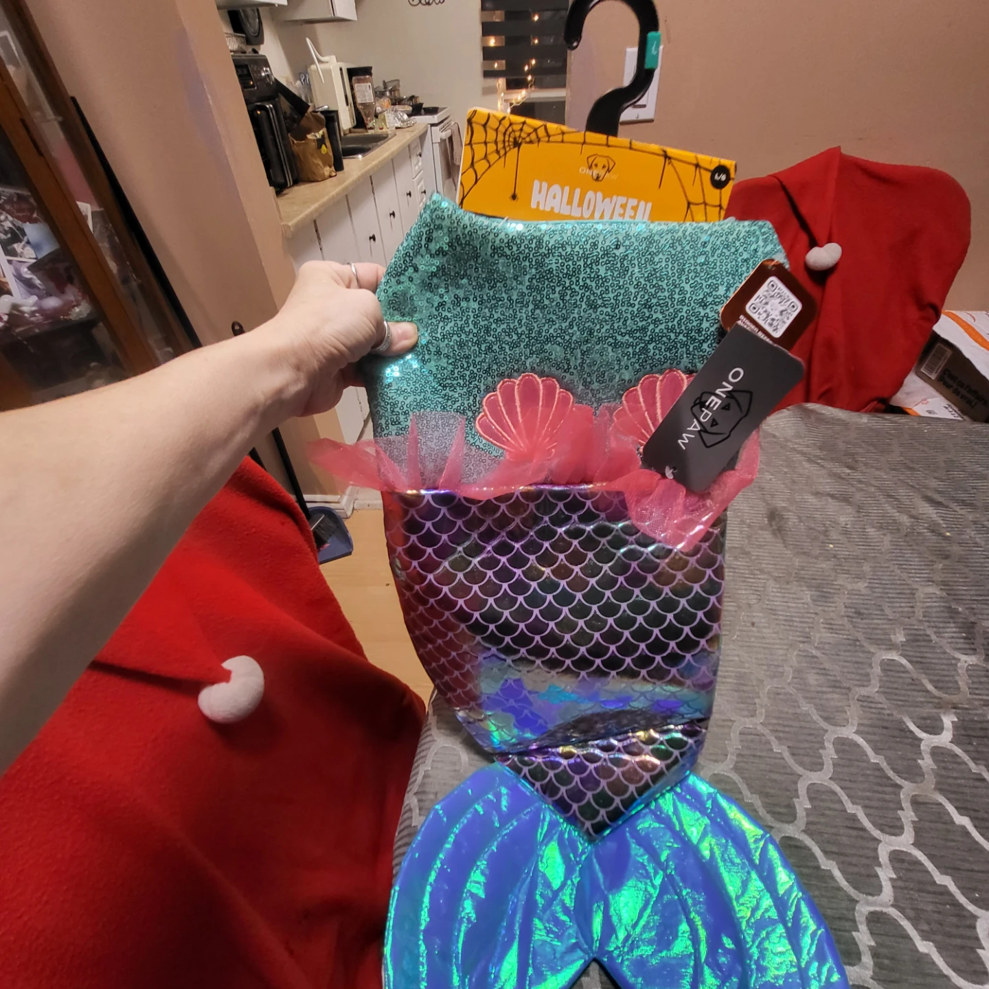 New ONEPAW Mermaid Dog Costume - Size L