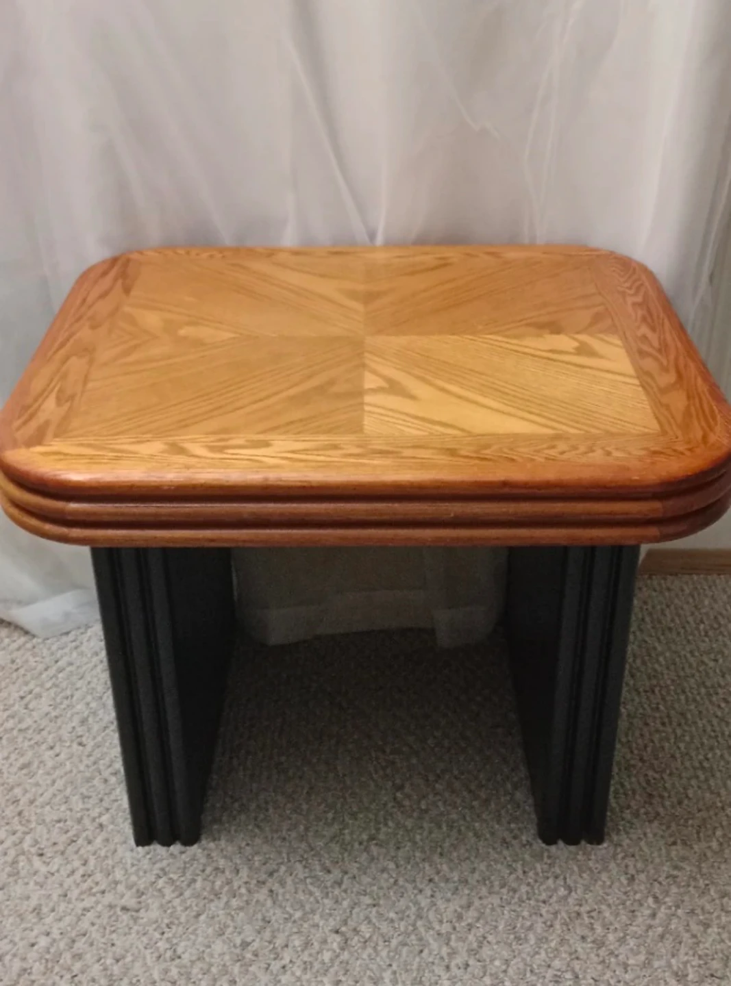 Solid Wood End Table - photo 2