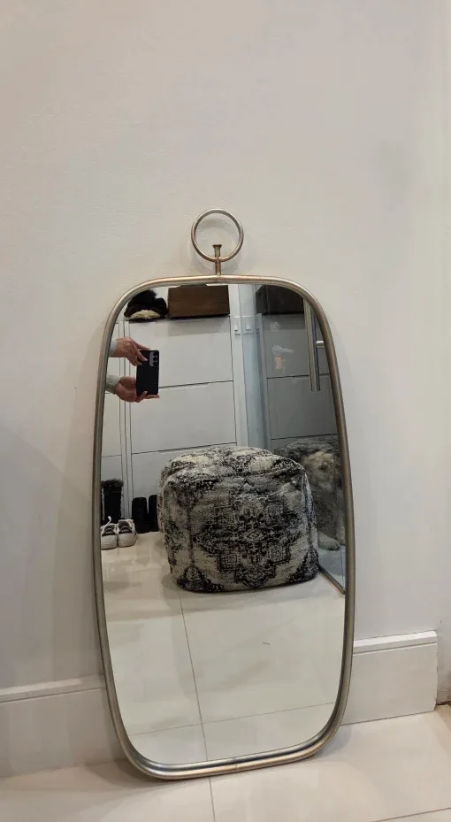 Silver Framed Wall Mirror