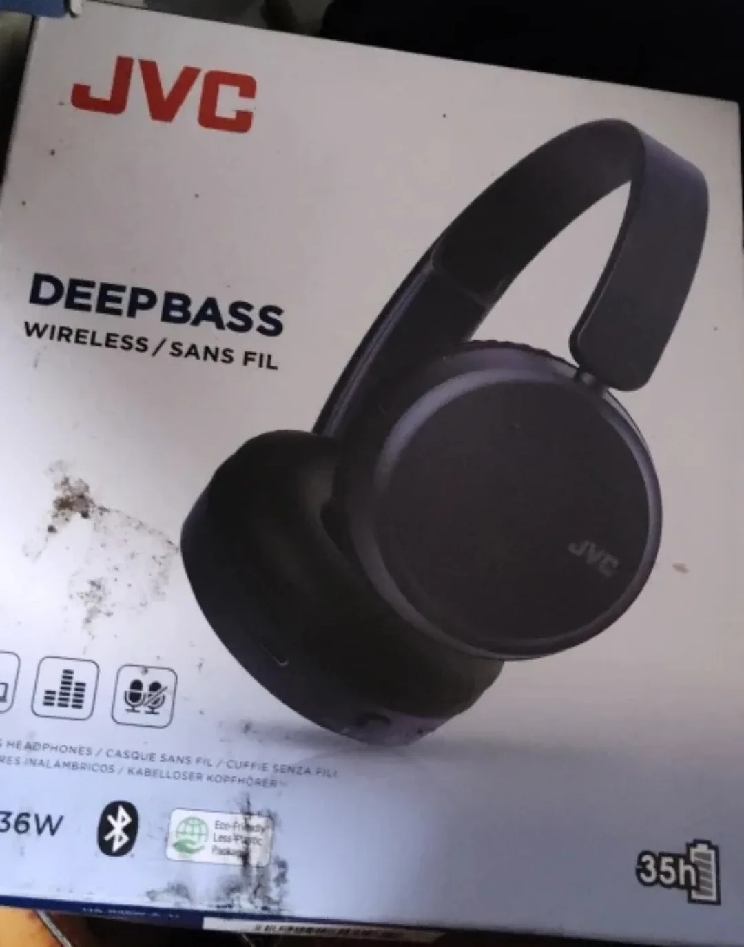 JVC Deep Bass Wireless Headphones - New in Box!