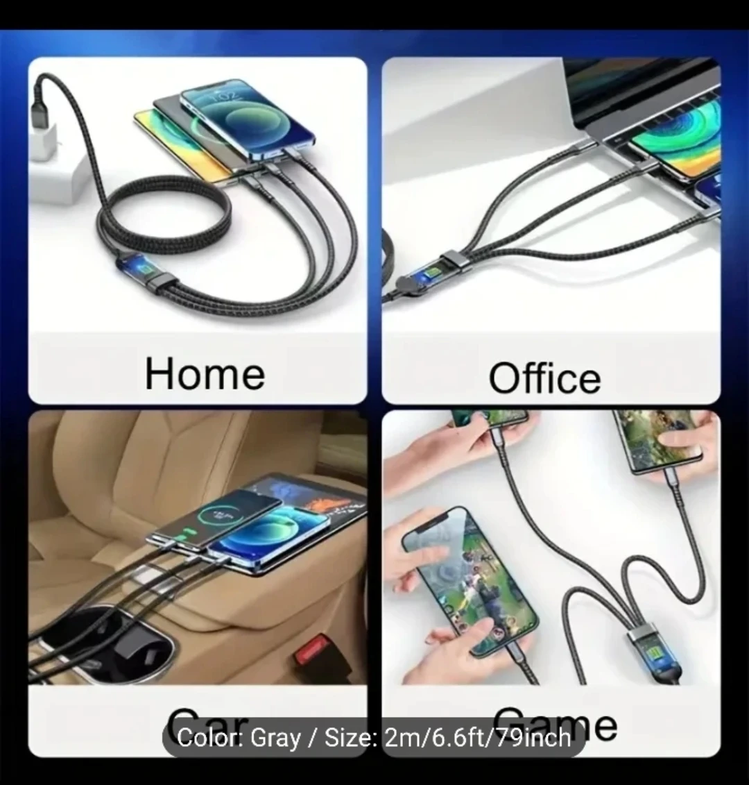 Lightning USB C Charging Cable, 2m Long - photo 5