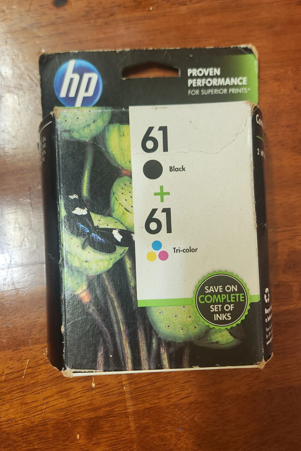 HP 61 Black & Tri-color Ink Cartridge