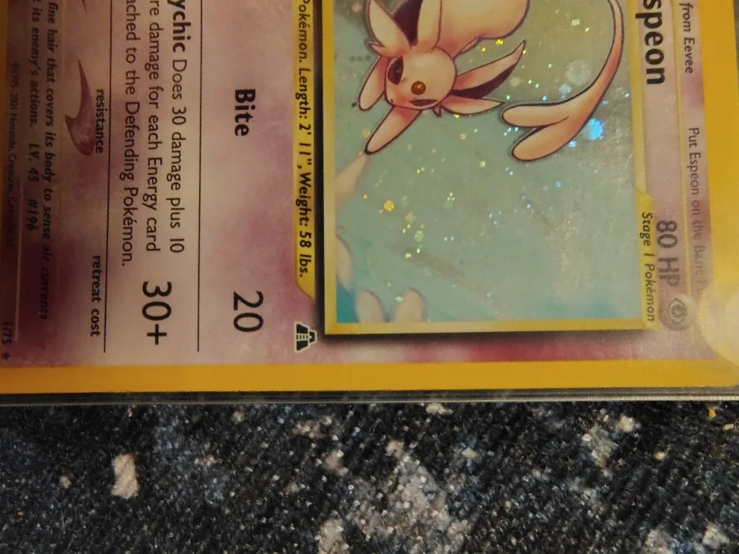 Espeon - Pokemon Card Holo - Neo Discovery image indicator(8)