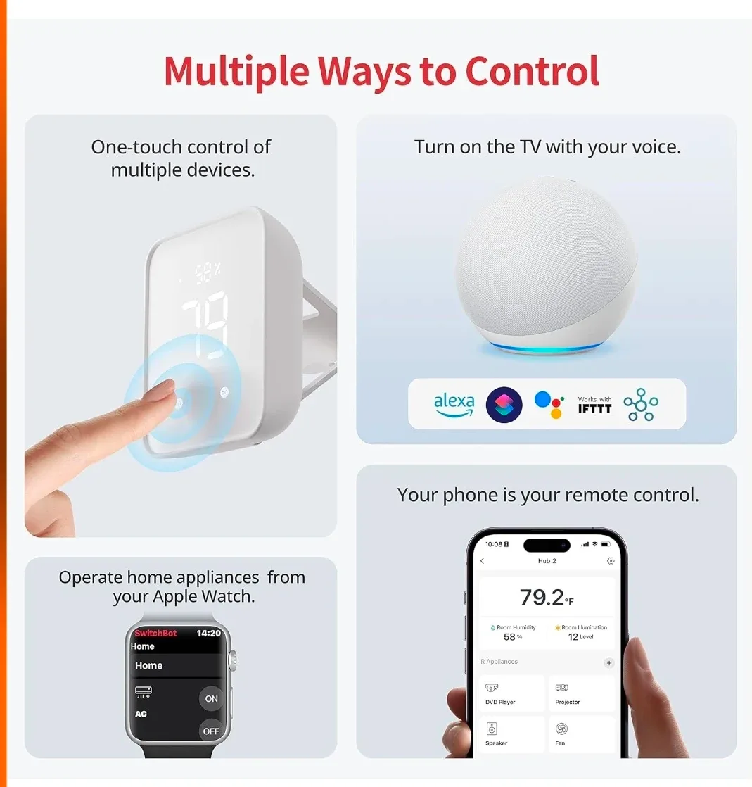 SwitchBot Hub 2 - 4-in-1 Smart Home Hub image indicator(8)