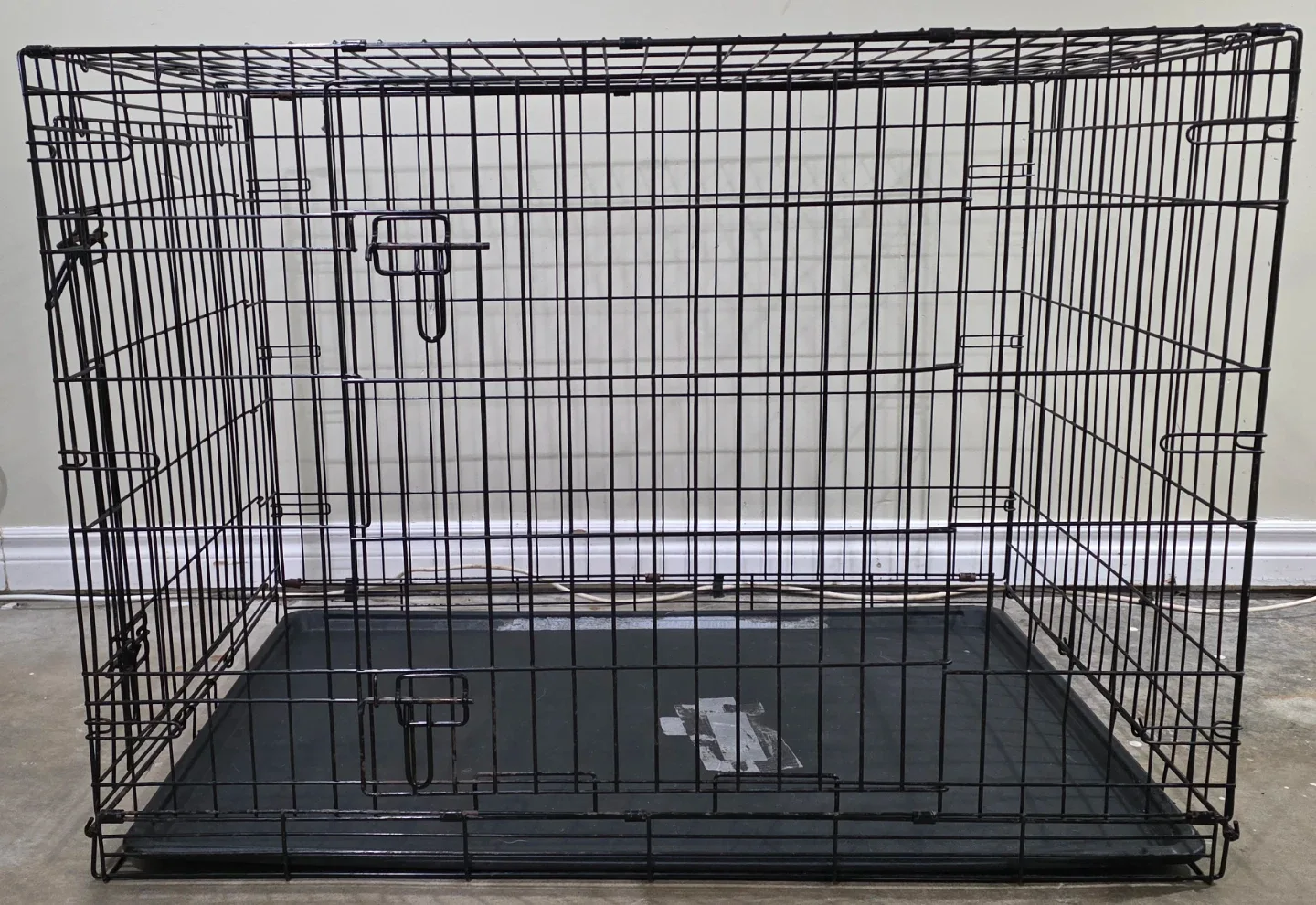 XL Black Dog Crate