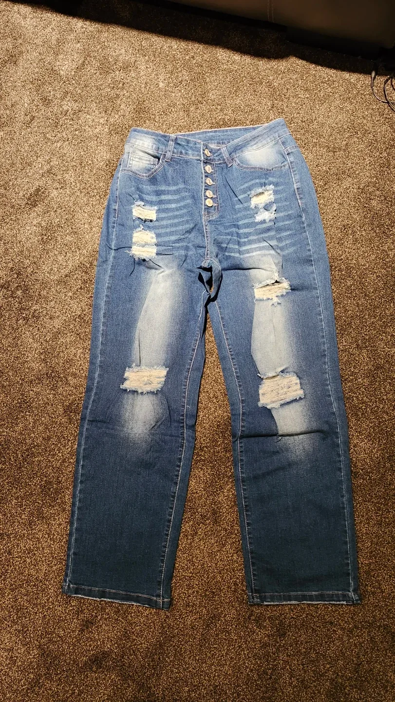Distressed Jeans - Size M