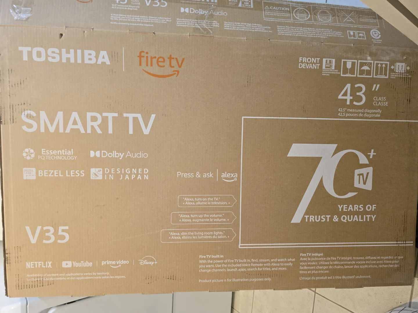 Toshiba 43" Fire TV Smart TV - V35 Series - photo 2