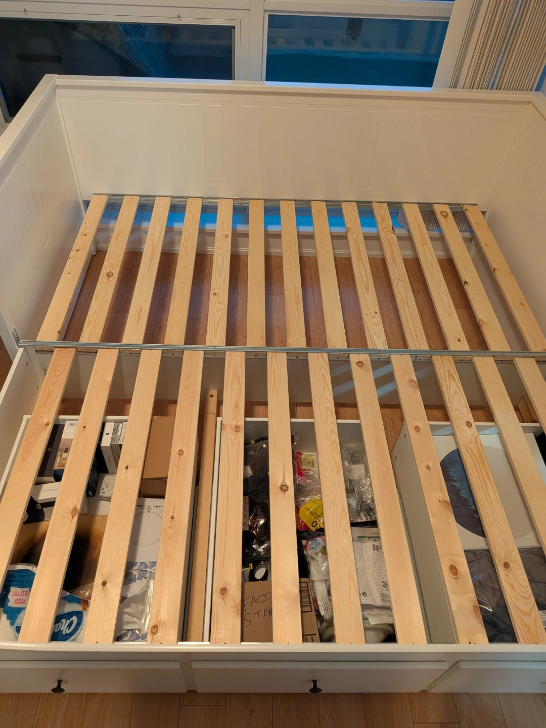 White Daybed with Storage Drawers - photo 2