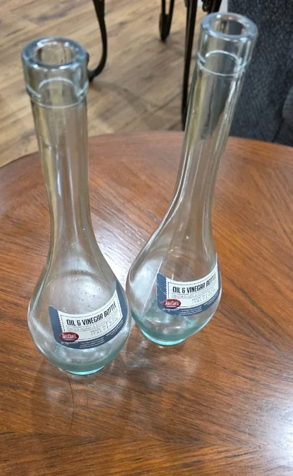 Two Oil & Vinegar Bottles