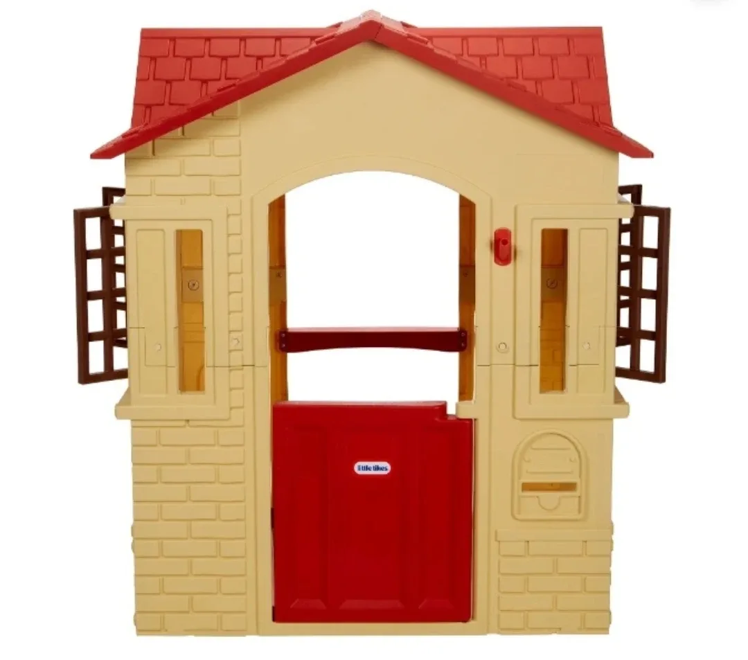 Little Tikes Playhouse - Red/Tan
