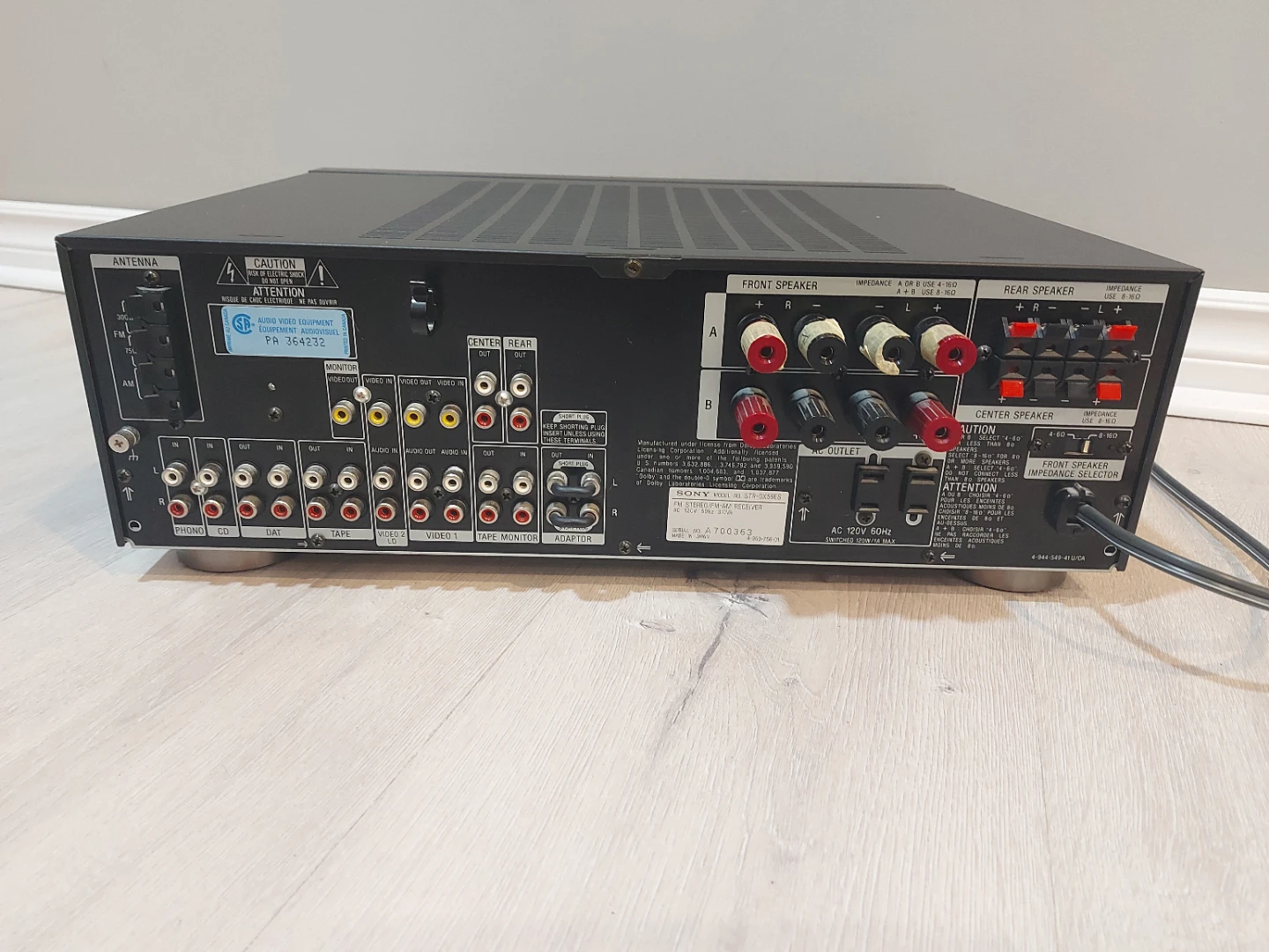 Sony STR-GX59ES Stereo Receiver - photo 2