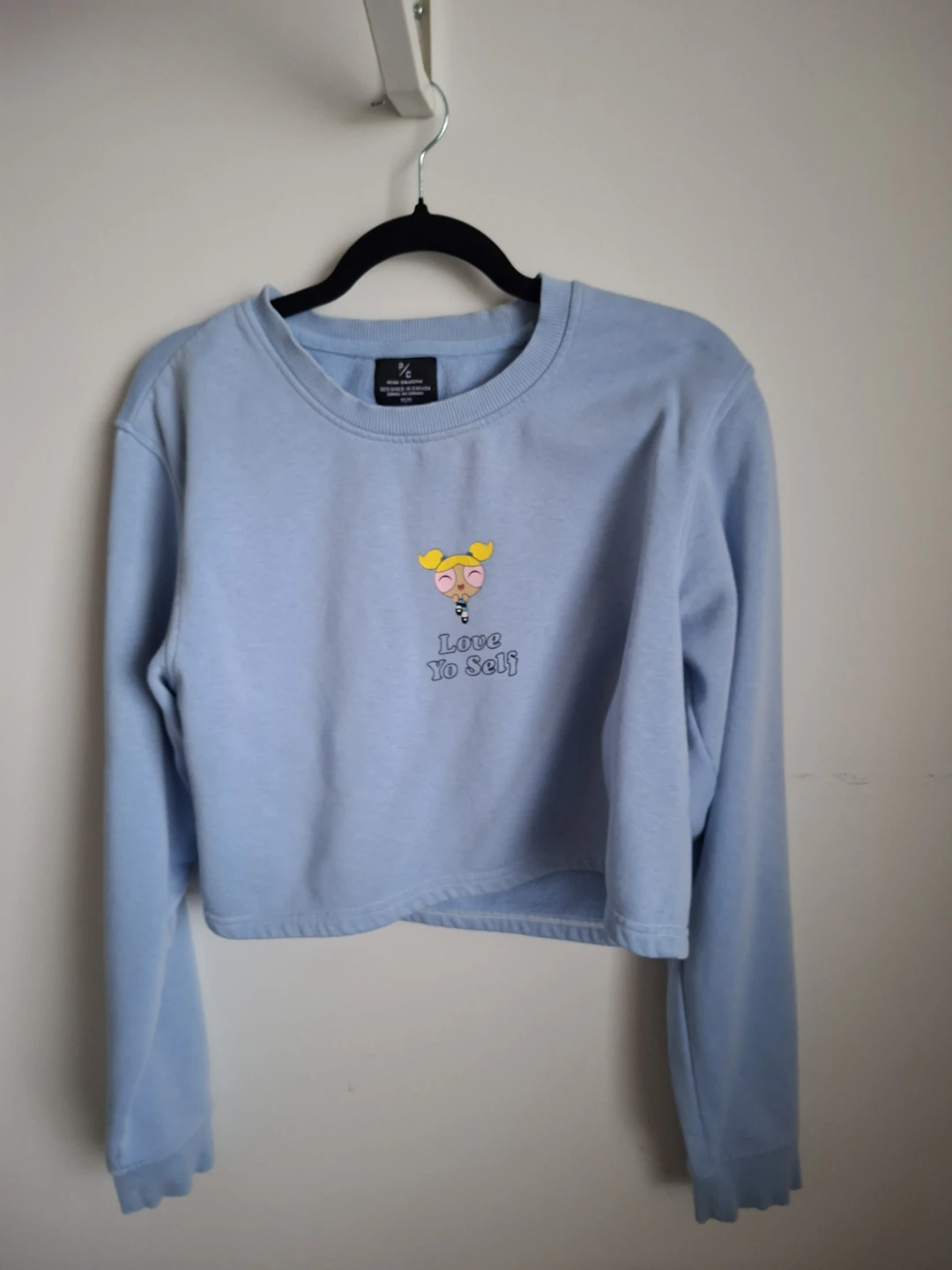 Powerpuff Girls x Peace Collective Cropped Top (Blue Bubbles) - photo 3
