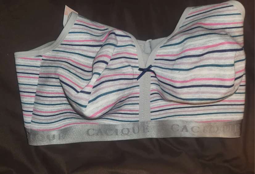 Cacique 44DD Bra - Striped