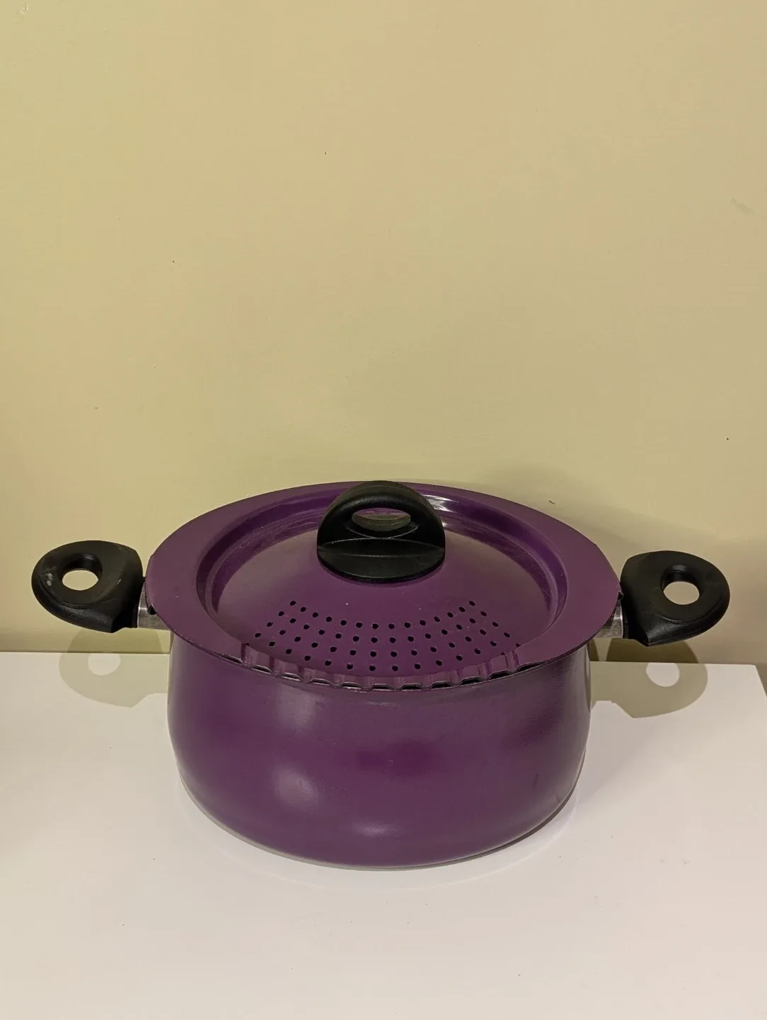 Bialetti Purple Pasta Pot with Lid