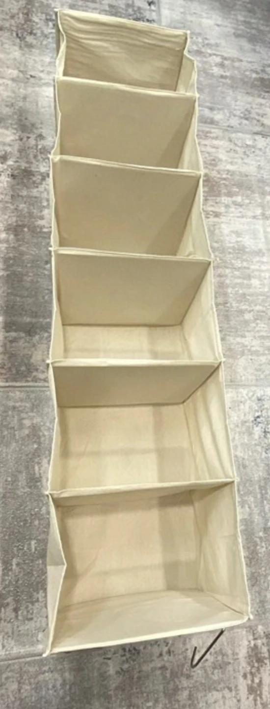 Container Store Hanging Closet Organizer & Storage Cubes