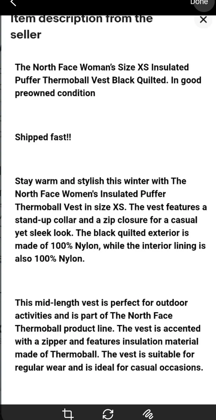 The North Face Thermoball Vest - Black #Cleanout image indicator(7)