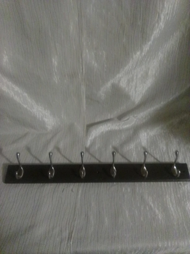 "Declutter" Wall Mounted Coat Rack with 7 Hooks
