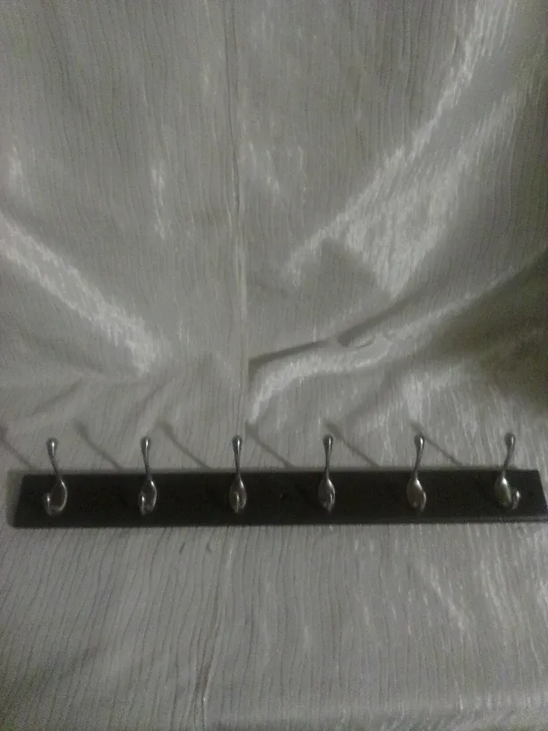 "Declutter" Wall Mounted Coat Rack with 7 Hooks