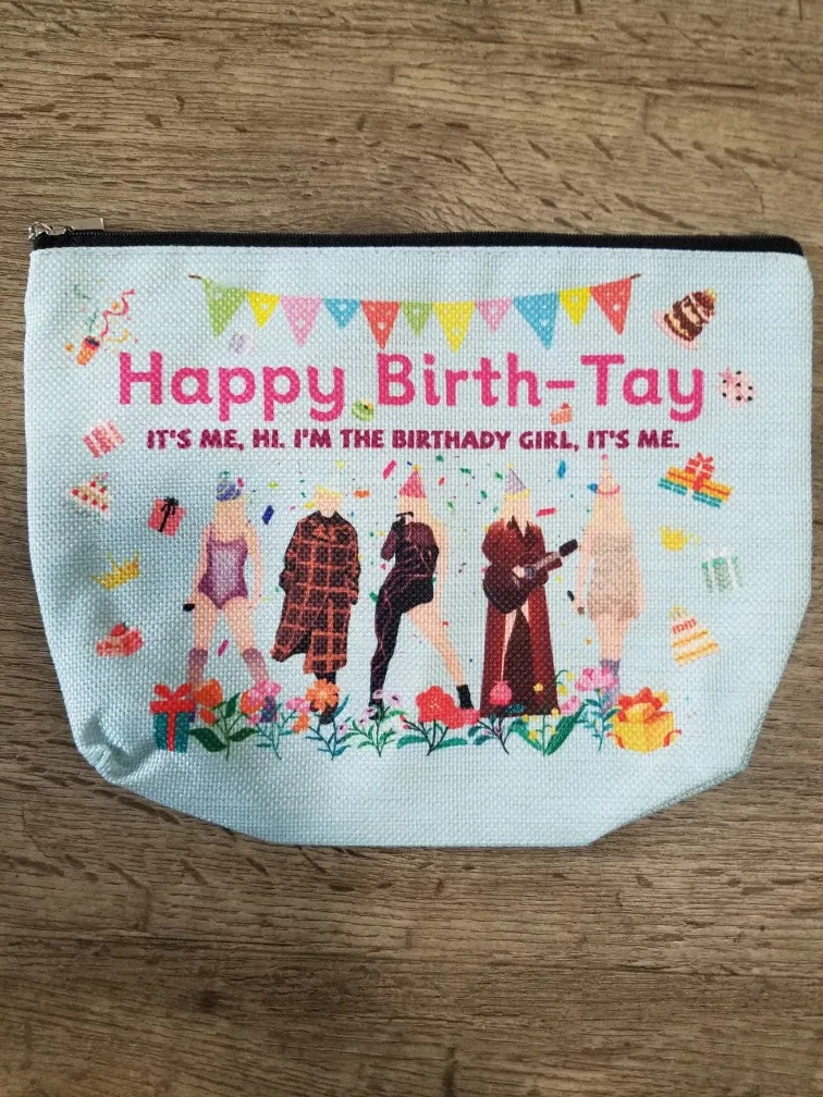 Happy Birth-Taylor Swift Makeup Bag