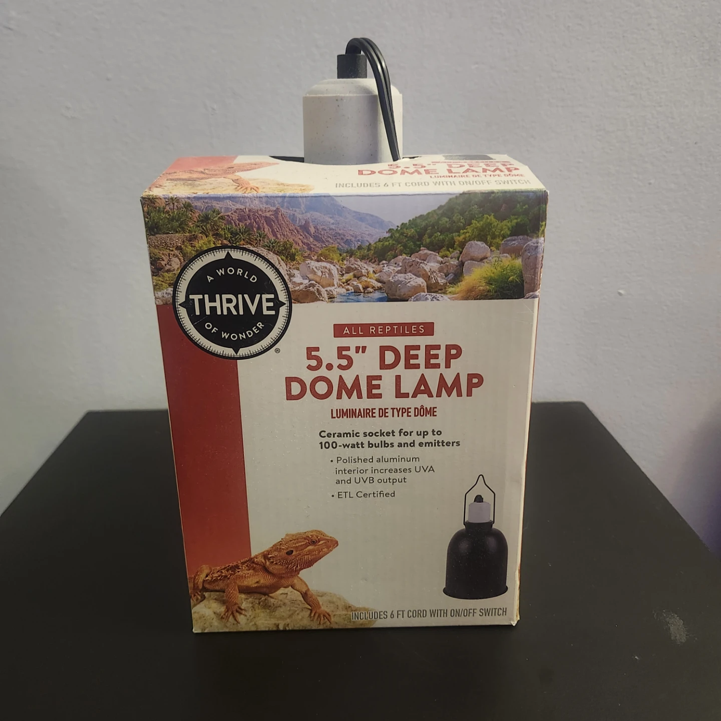 Thrive 5.5" Deep Dome Lamp - Reptile