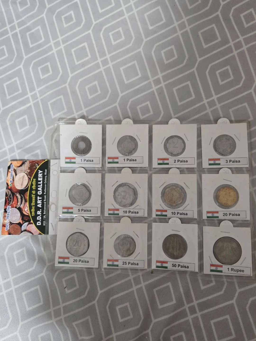 Indian Coins Collection - 1 Paisa to 1 Rupee